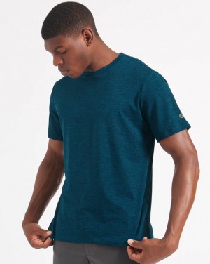 Camiseta Ben Sherman Performance Stretch Marl Heather Azul Marinho | PZQX47612