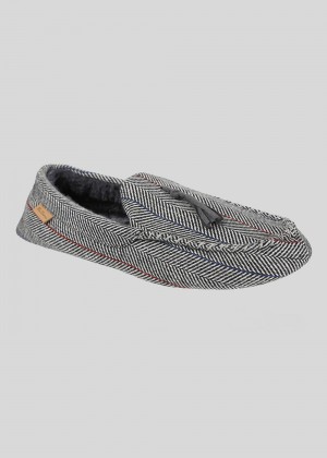 Slipper Ben Sherman Cliveden House Moccasin Cinzentas | MUVX76145