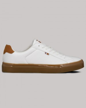 Tenis Ben Sherman Crowley Branco Marrom | REBQ14256