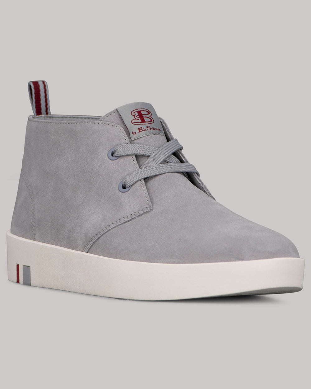 Botas Ben Sherman Thames Chukka Branco Vermelhas | JHIS23978