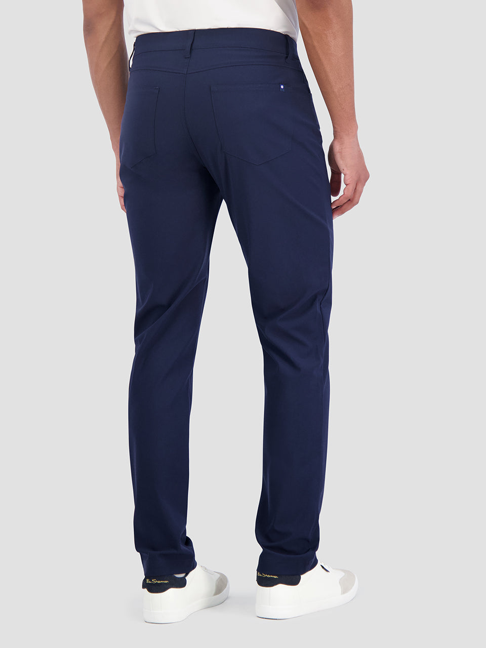 Calças Ben Sherman 4Way Stretch Tech Long Azul Marinho | MWOA86031