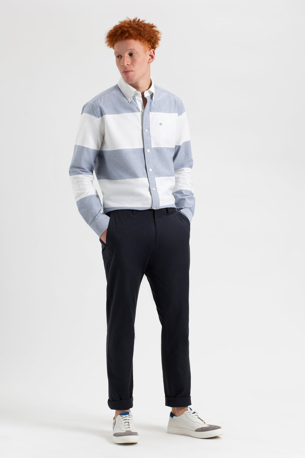 Calças Ben Sherman Everyday Slim Fit Chino Pretas | WKPQ41672