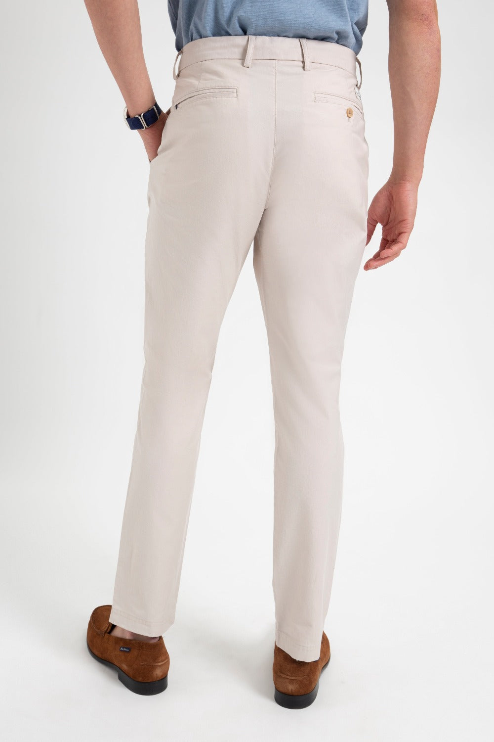 Calças Ben Sherman Everyday Slim Fit Chino Branco | DJEI69103