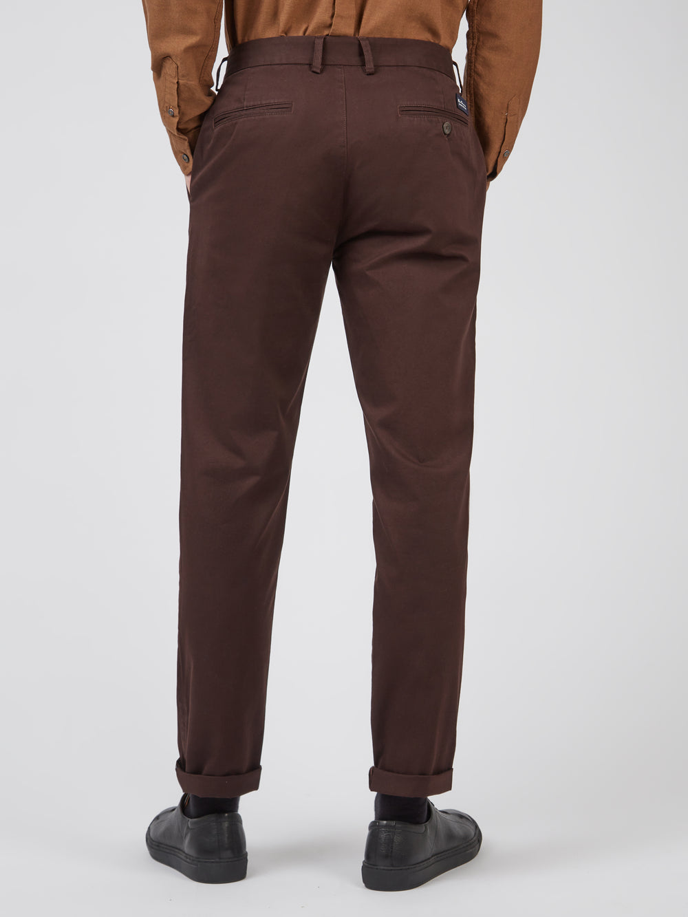 Calças Ben Sherman Signature Slim Stretch Chino Vermelhas | HGON73514