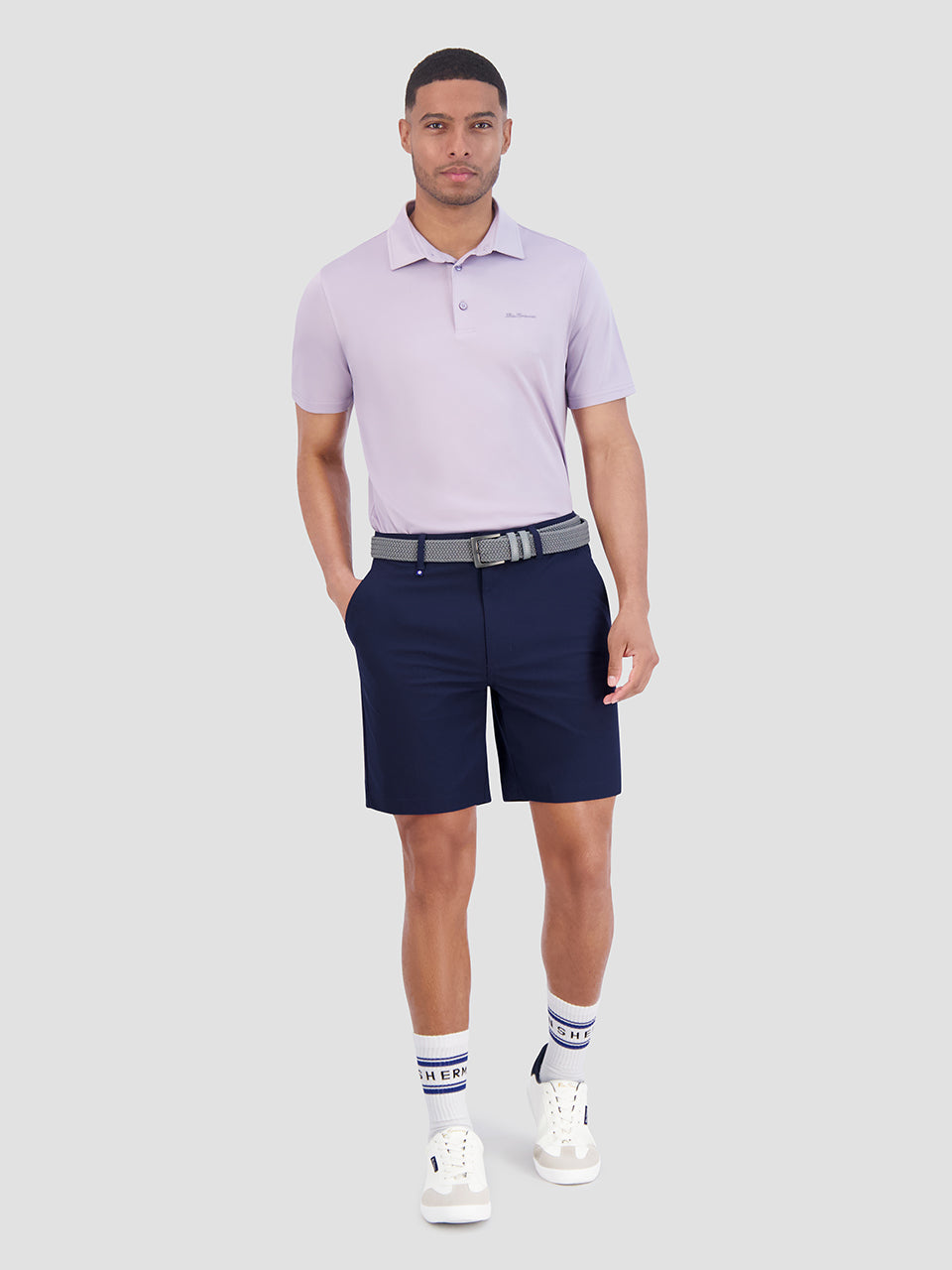 Camisa Polo Ben Sherman Solid Air Pique Sports Fit Roxo | AGXM40695