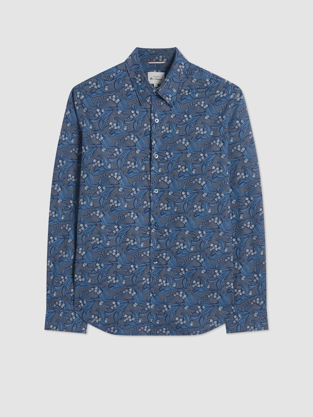 Camisas Ben Sherman Art Nouveau Floral Azul Marinho | AXHT35648