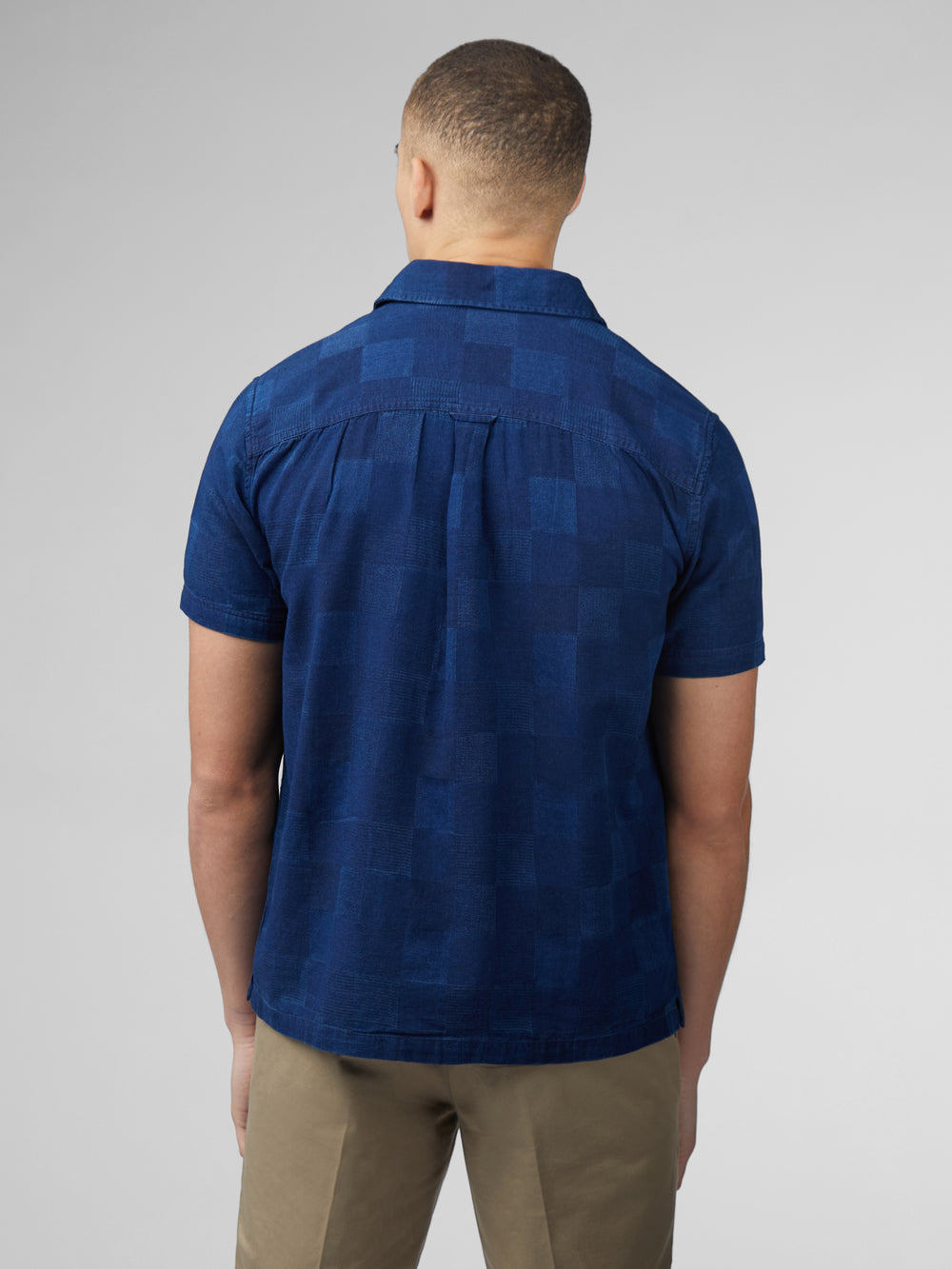 Camisas Ben Sherman B by Ben Sherman Indigo Check Azul Marinho | ANZY62095