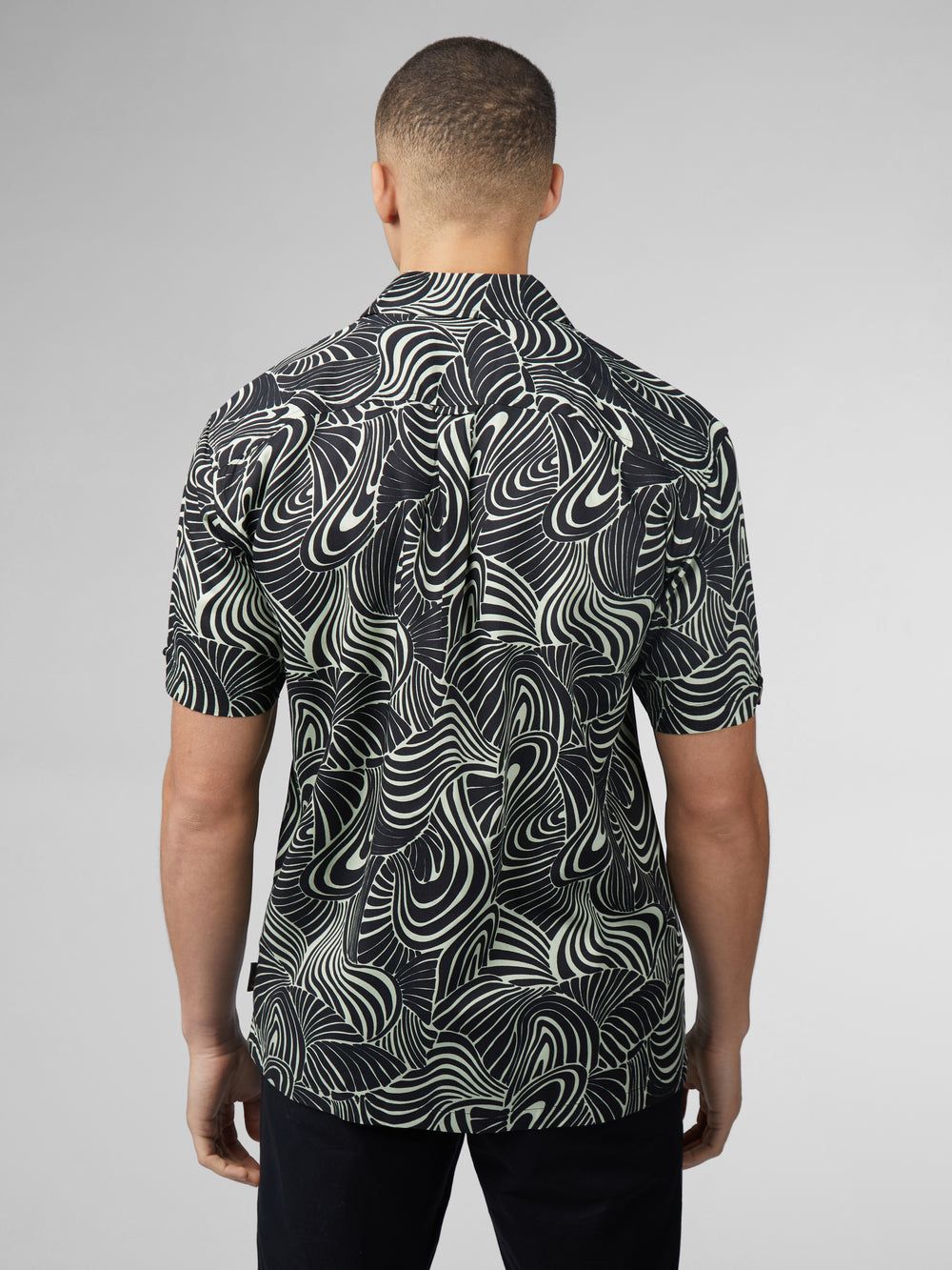 Camisas Ben Sherman B by Ben Sherman Psychedelic Swirl Print Menta | TIRH71206