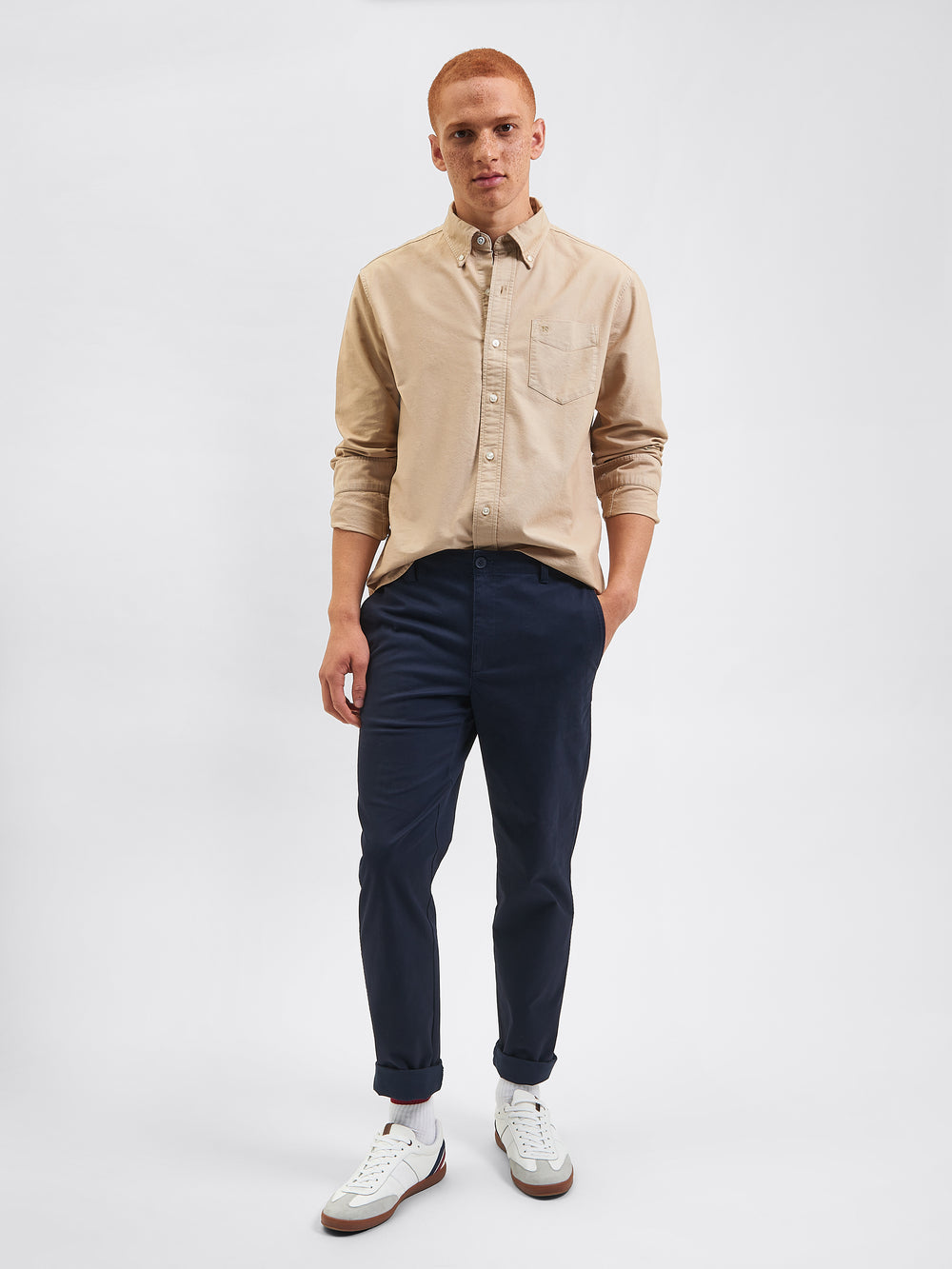 Camisas Ben Sherman Beatnik Oxford Garment Dye Cinzentas | VATL79681