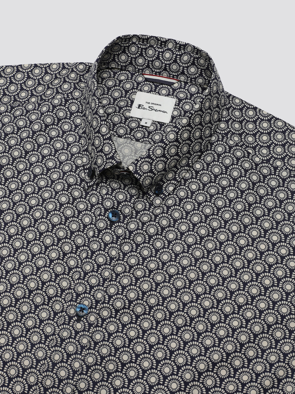 Camisas Ben Sherman Block Geo Cinzentas | SYKO67208