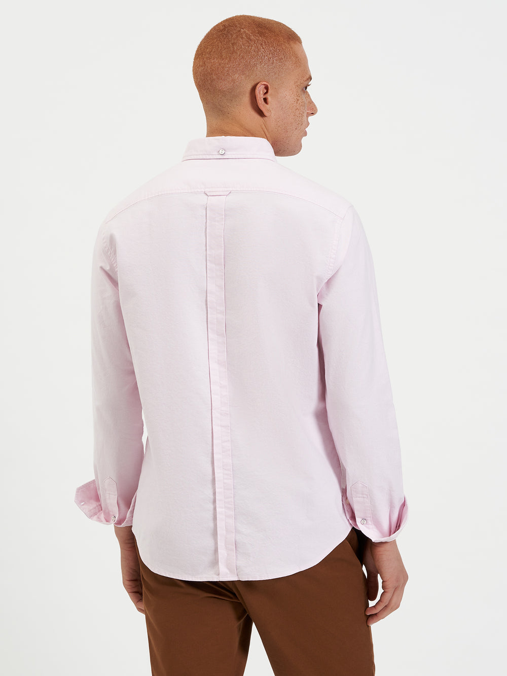 Camisas Ben Sherman Brighton Oxford Organic Rosa | IYQD34618