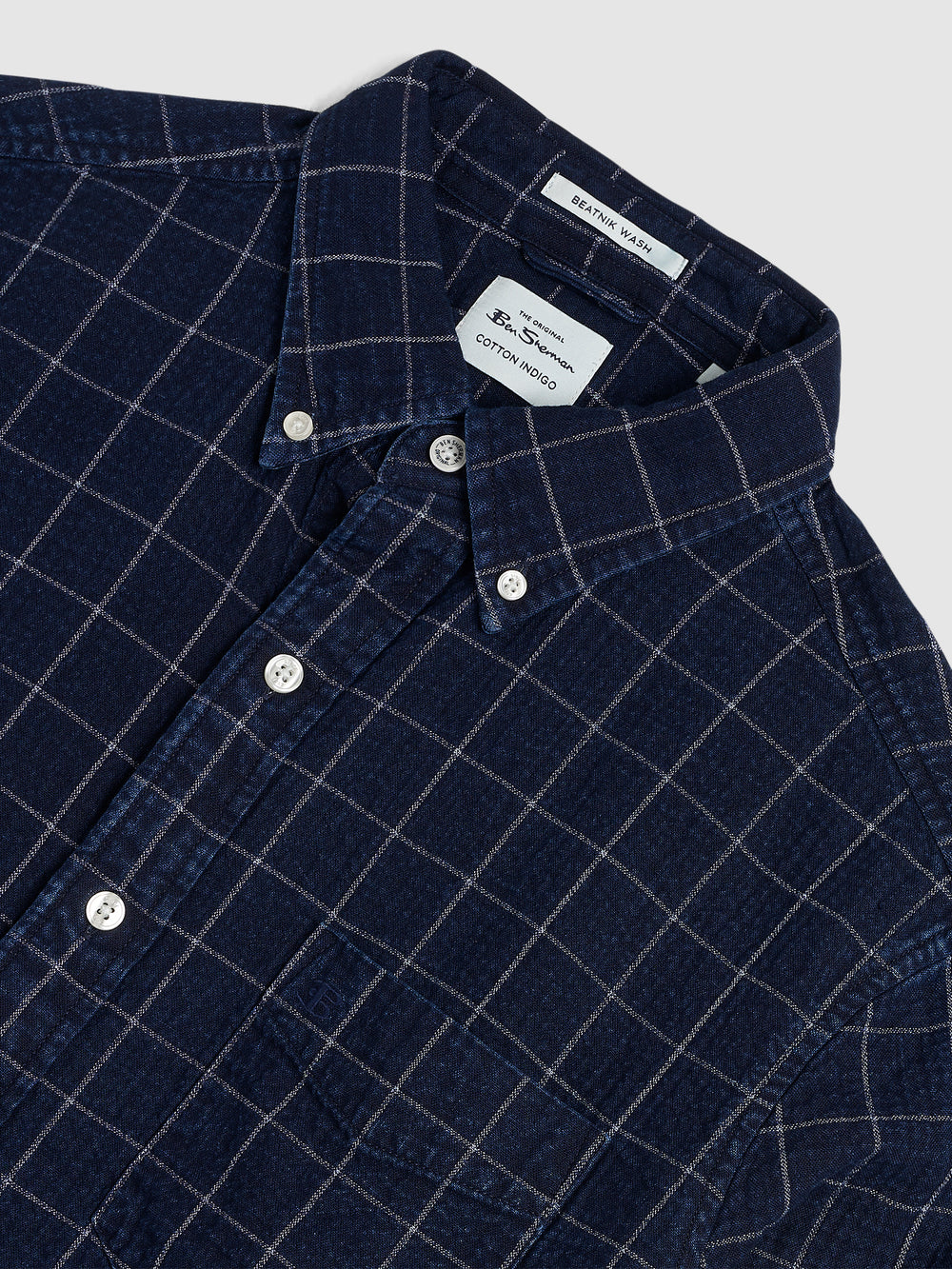 Camisas Ben Sherman Dalston Blues Beatnik Azul Anil | LWGN15863