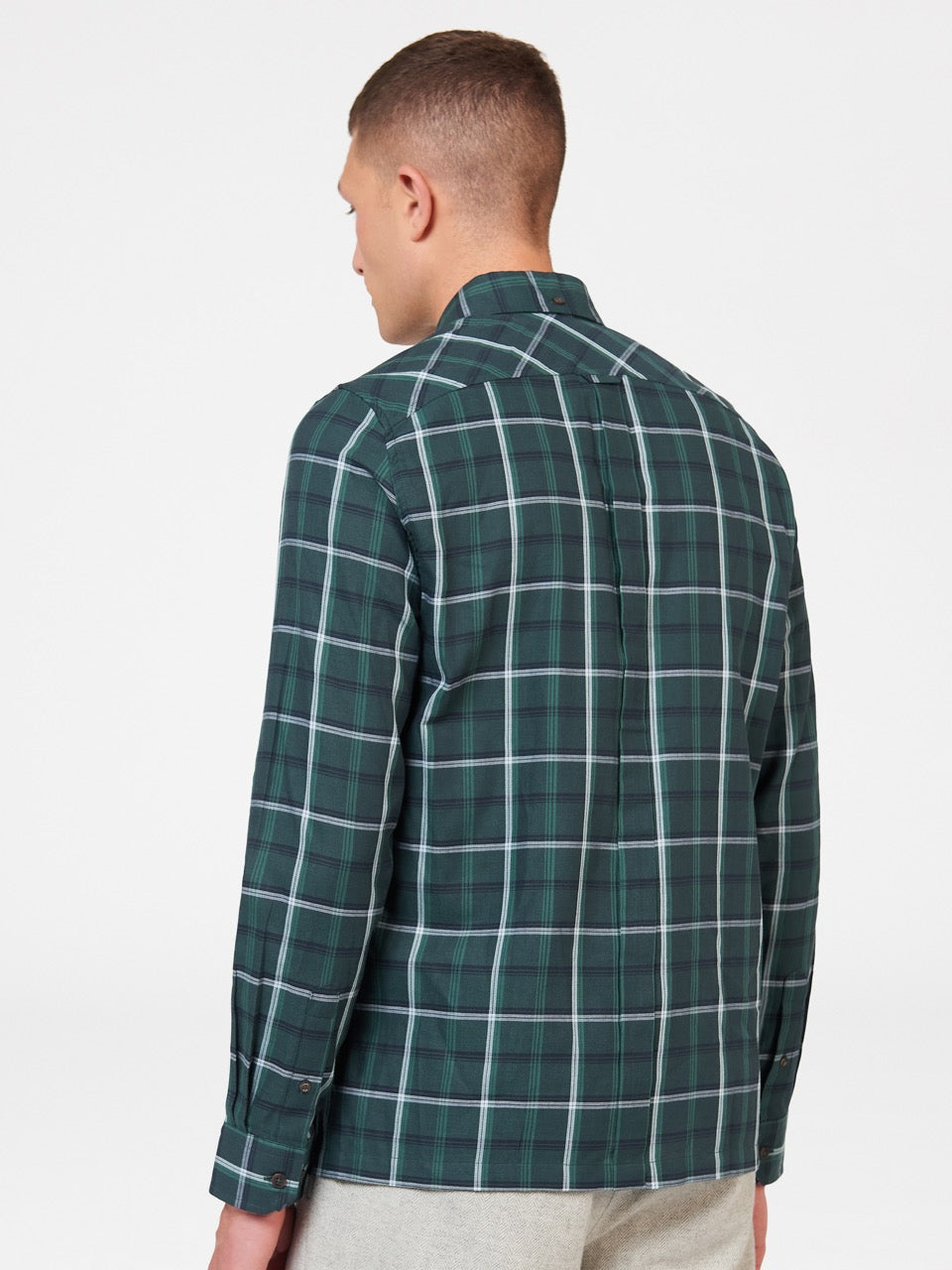 Camisas Ben Sherman Grid Check Verdes | DYFN87932