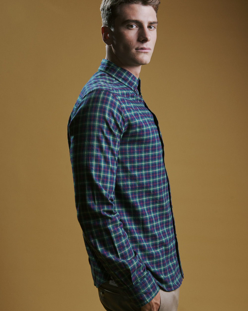 Camisas Ben Sherman House Tartan Twill Verdes | KXUW92304