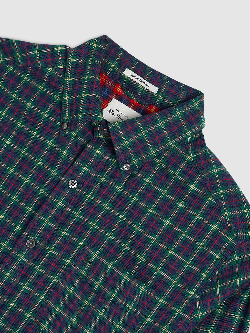 Camisas Ben Sherman House Tartan Twill Verdes | KXUW92304