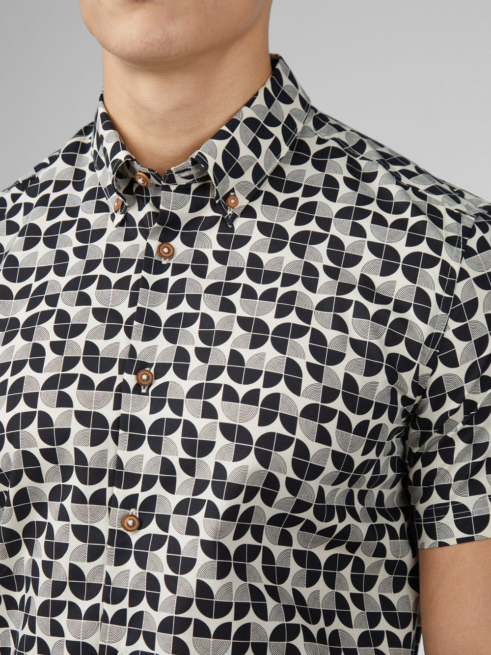 Camisas Ben Sherman Linear Pretas | HQTE01579