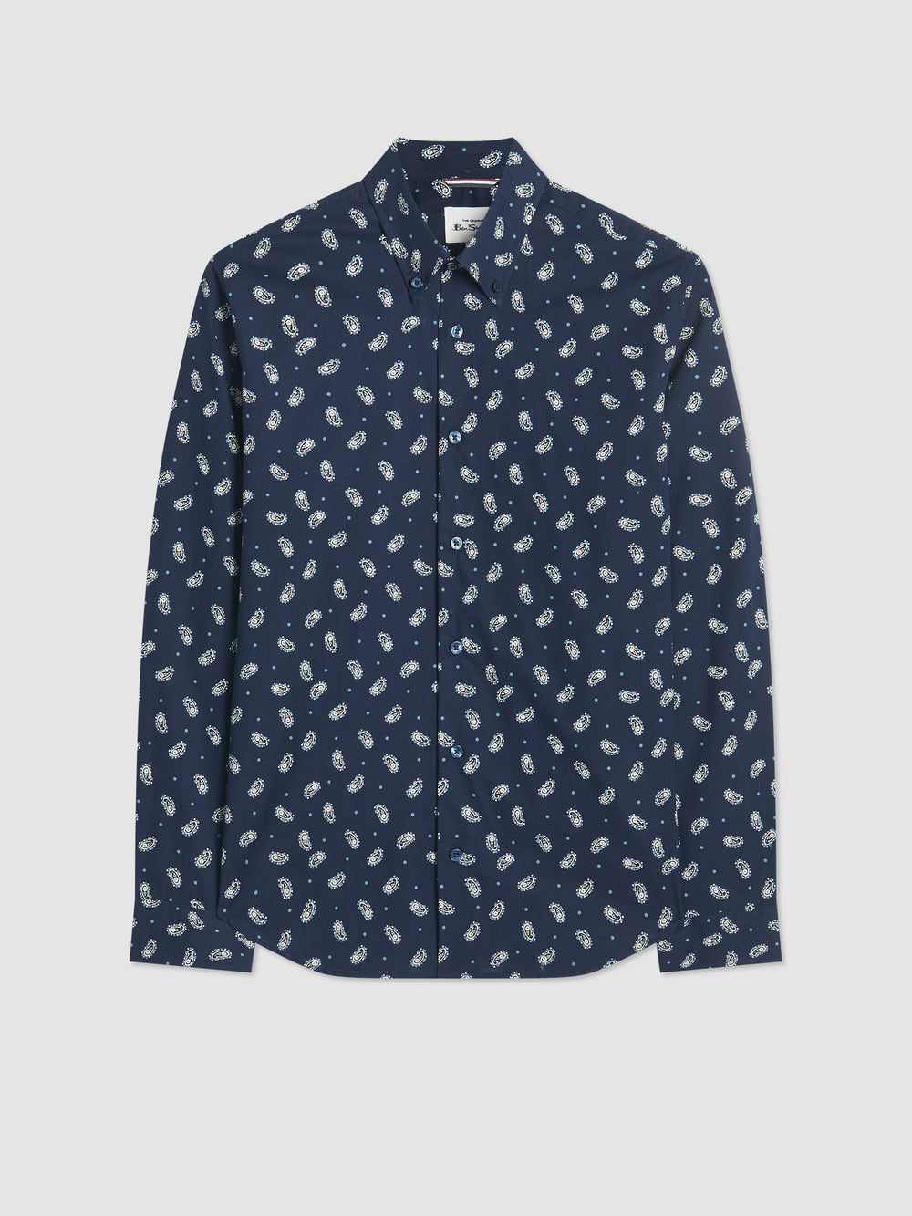 Camisas Ben Sherman Micro Paisley Azul Marinho | CBNA62750