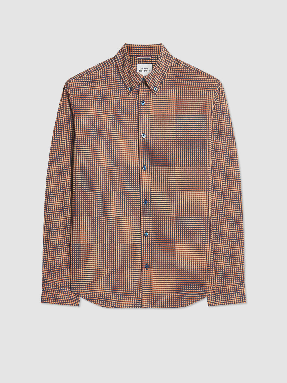 Camisas Ben Sherman Signature Chevron Laranja | TBIF58023