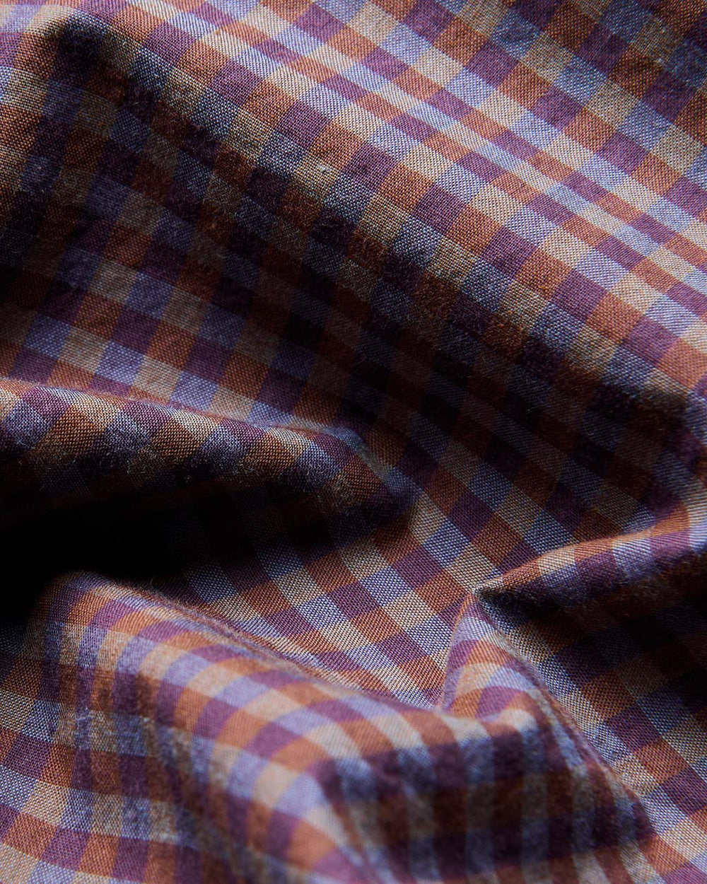 Camisas Ben Sherman Signature Gingham Long-Sleeve Roxo | JEWM32658