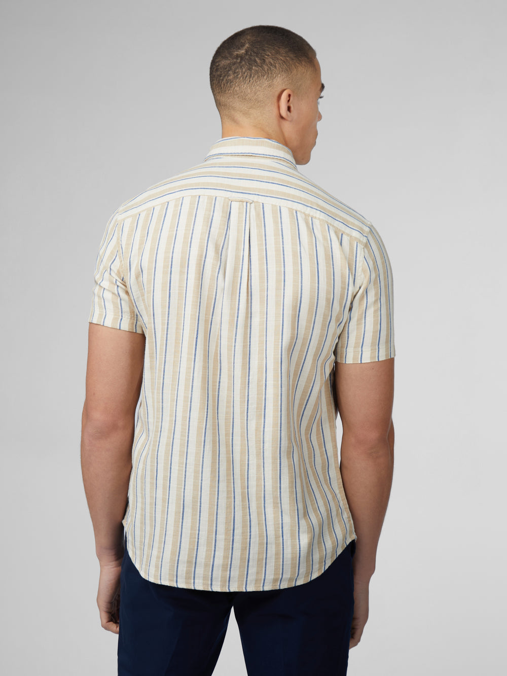 Camisas Ben Sherman Signature Mod Stripe Branco | XQUD69578