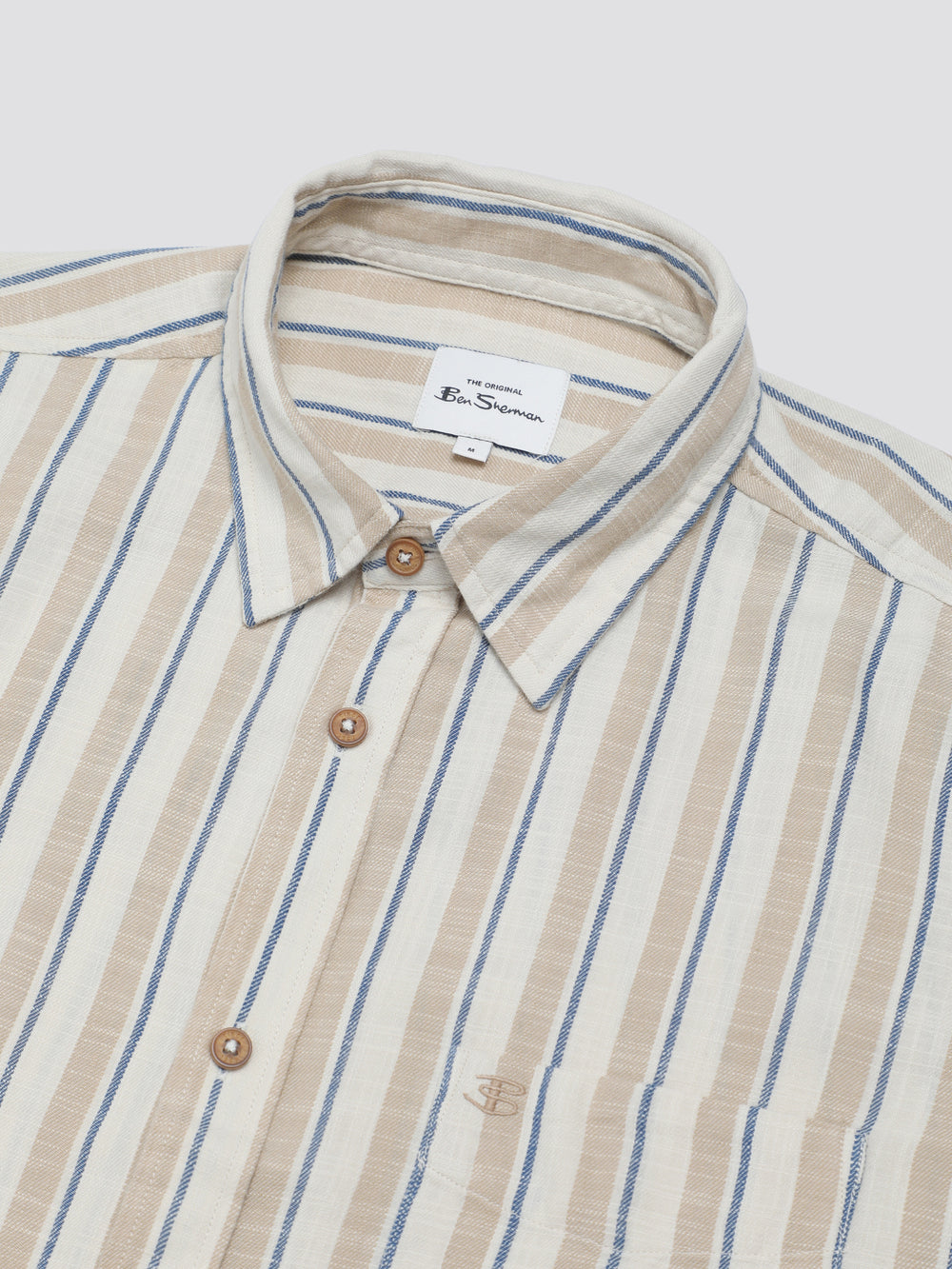 Camisas Ben Sherman Signature Mod Stripe Branco | XQUD69578