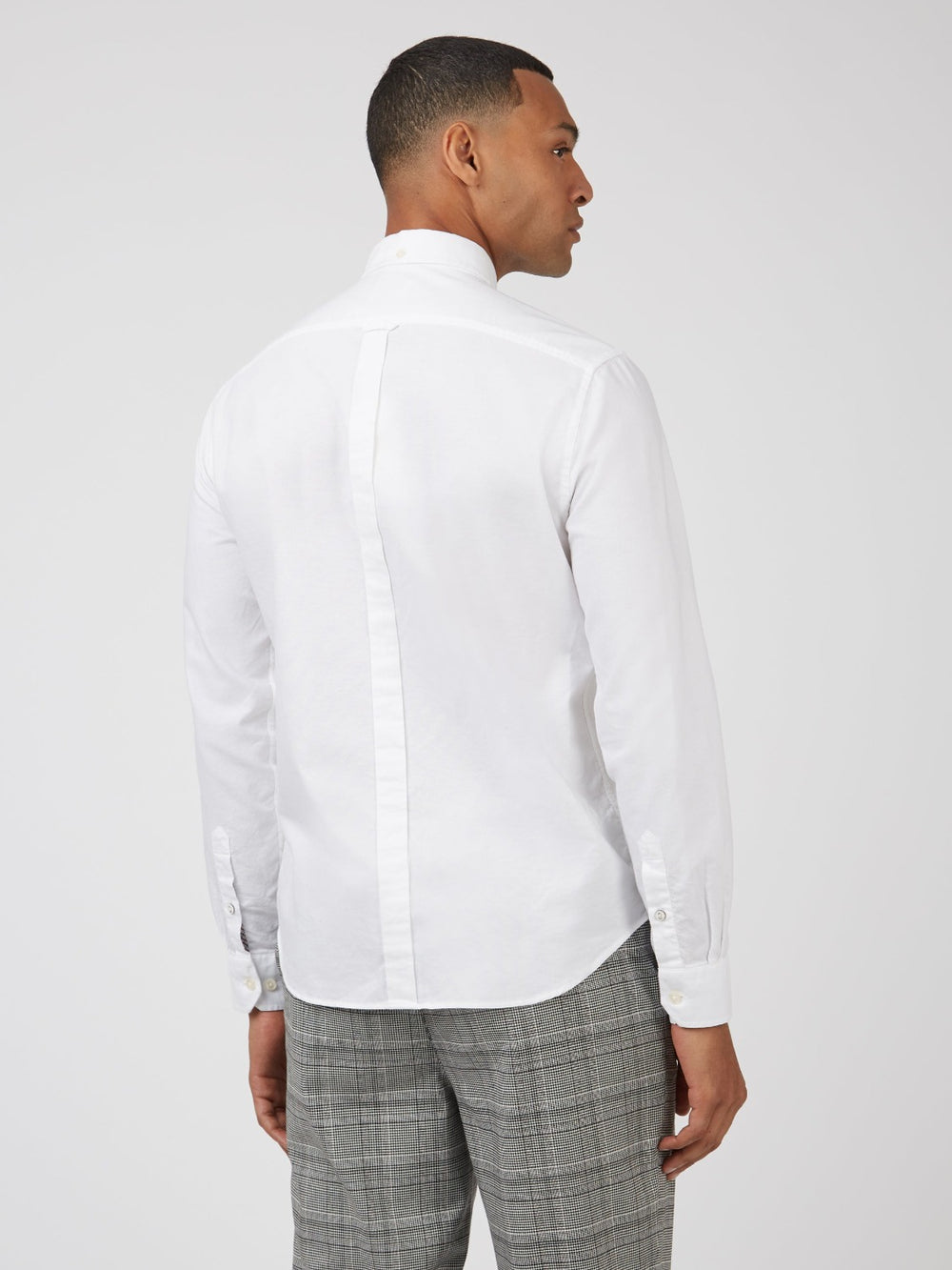 Camisas Ben Sherman Signature Organic Long-Sleeve Oxford Branco | LXJE35720