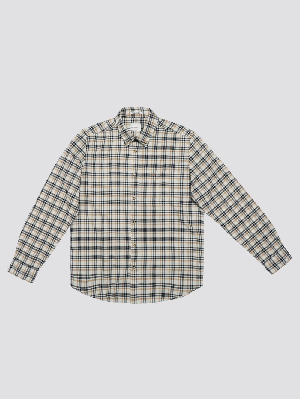 Camisas Ben Sherman Signature Oxford Check Branco | TLCA82375