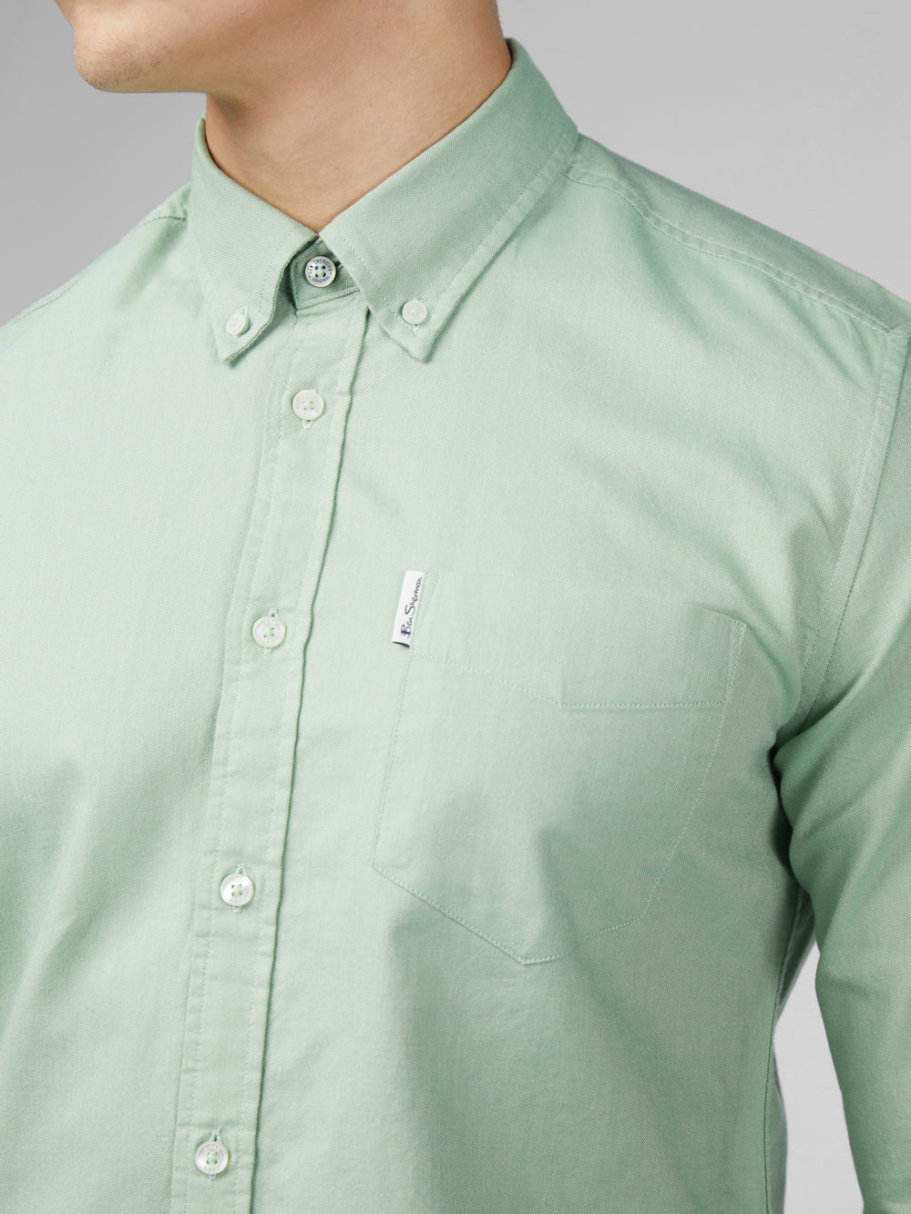 Camisas Ben Sherman Signature Oxford Verdes | UFMR95840