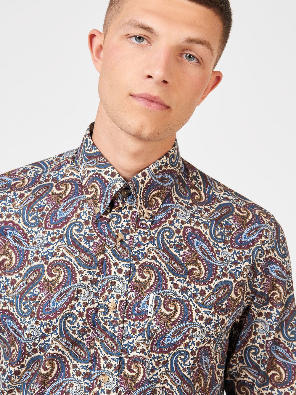 Camisas Ben Sherman Signature Paisley Multicoloridas | JKDR79185