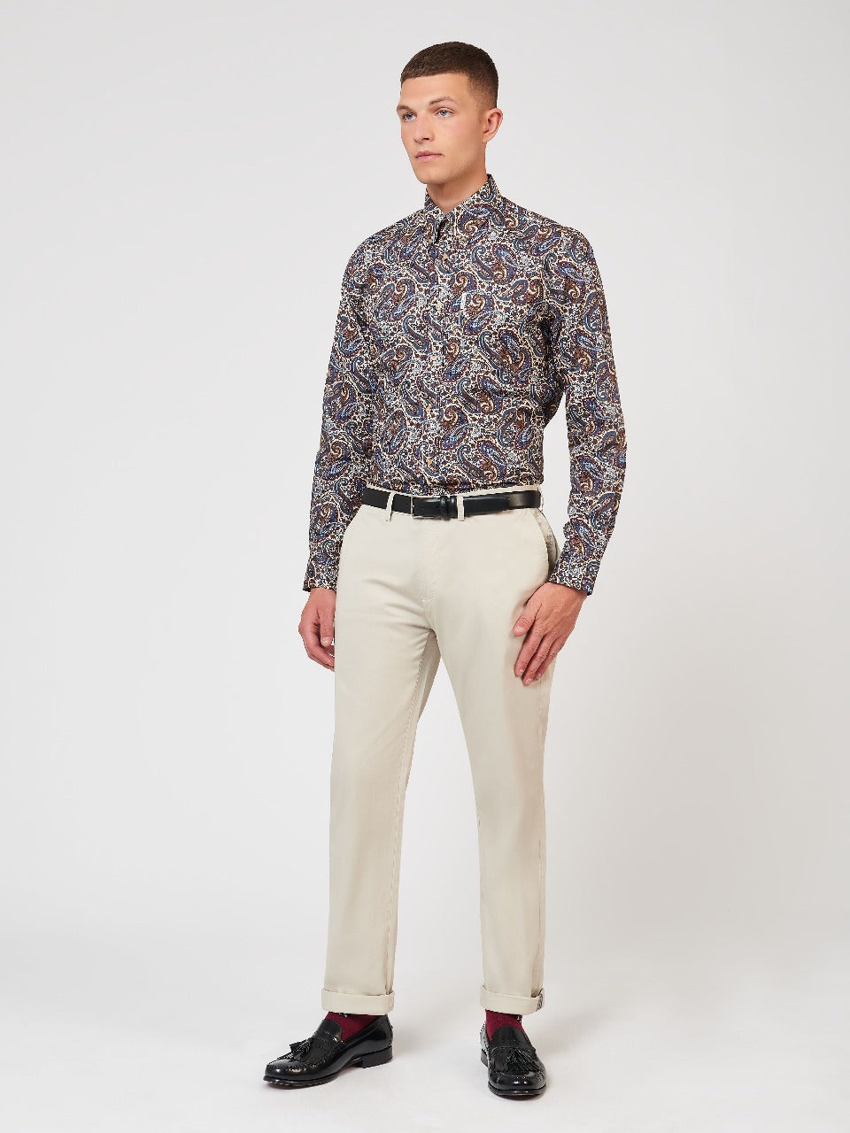 Camisas Ben Sherman Signature Paisley Multicoloridas | JKDR79185