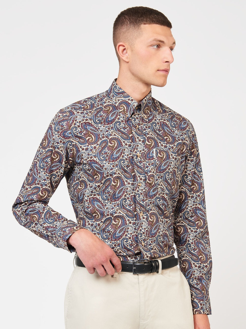 Camisas Ben Sherman Signature Paisley Multicoloridas | JKDR79185