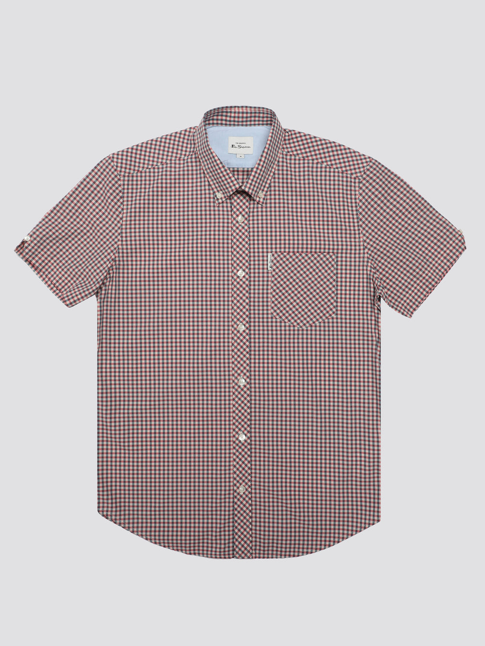 Camisas Ben Sherman Signature Short Sleeve Gingham Vermelhas Branco | GISP90456