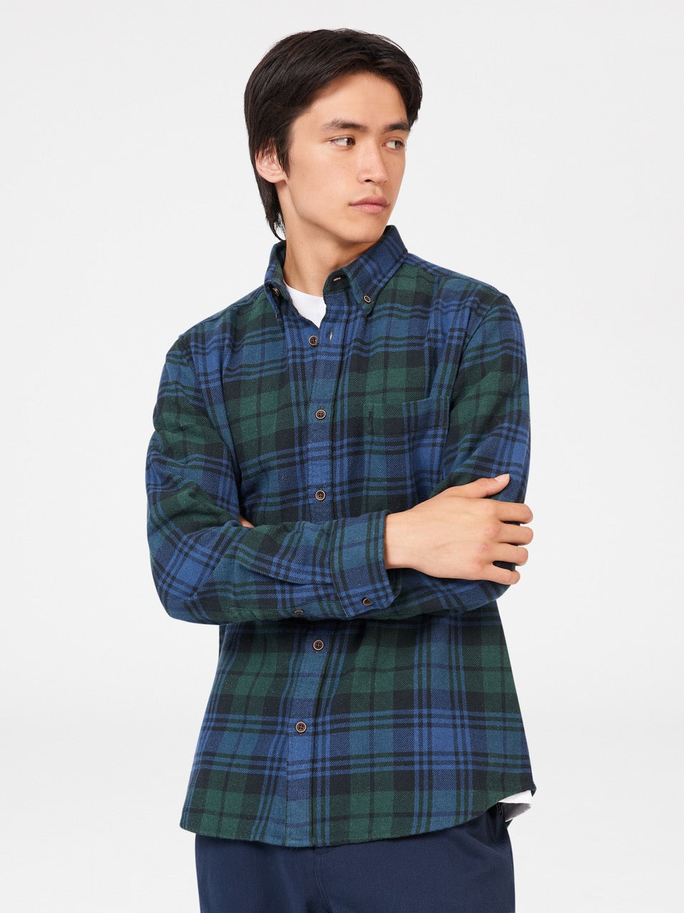 Camisas Ben Sherman Signature Tartan Check Verdes | KDNQ03796