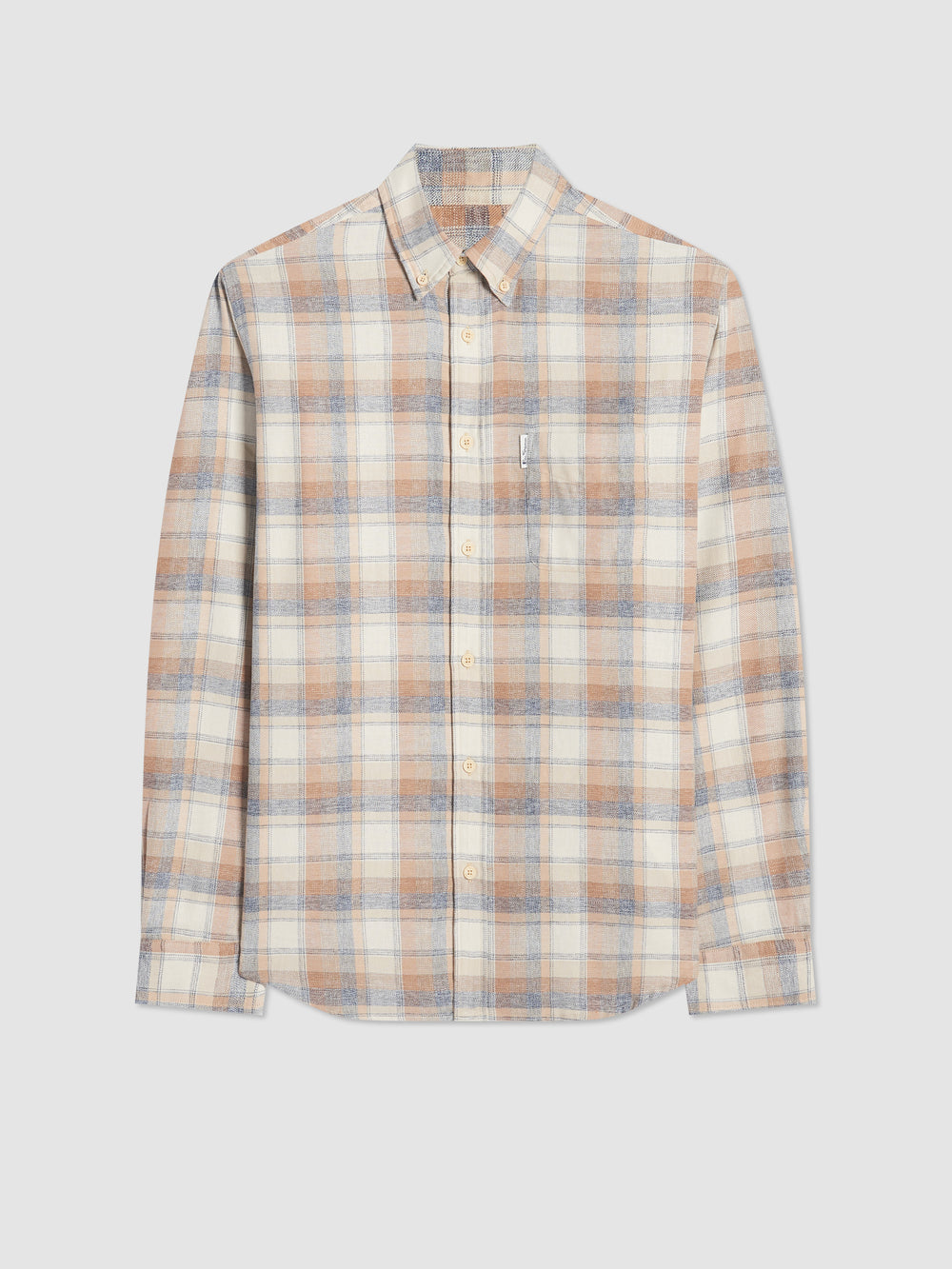 Camisas Ben Sherman Twisted Yarn Check Marrom | BYAS16405