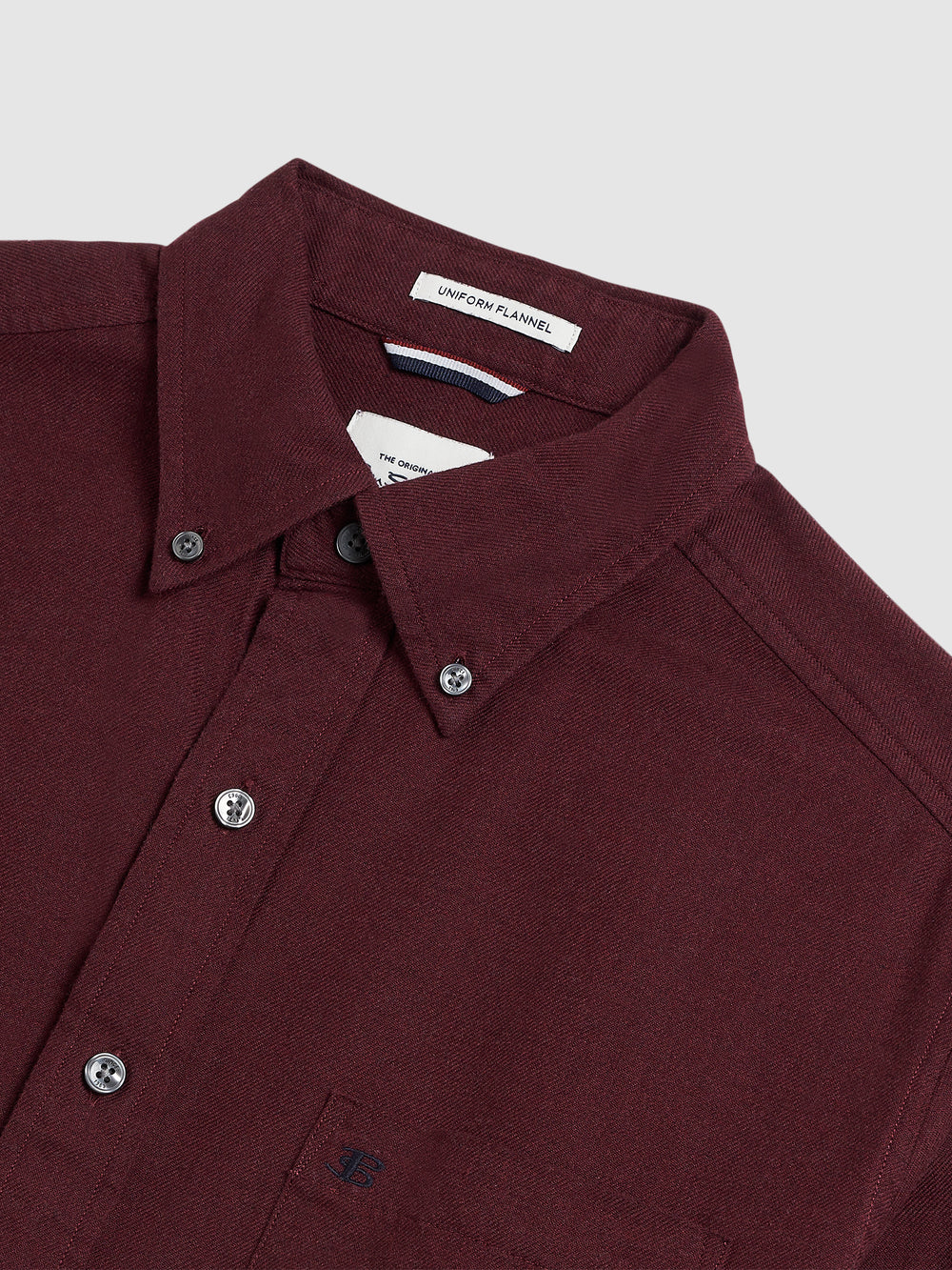 Camisas Ben Sherman Uniform Flannel Bordeaux Azul Marinho Bege | BUXD39710