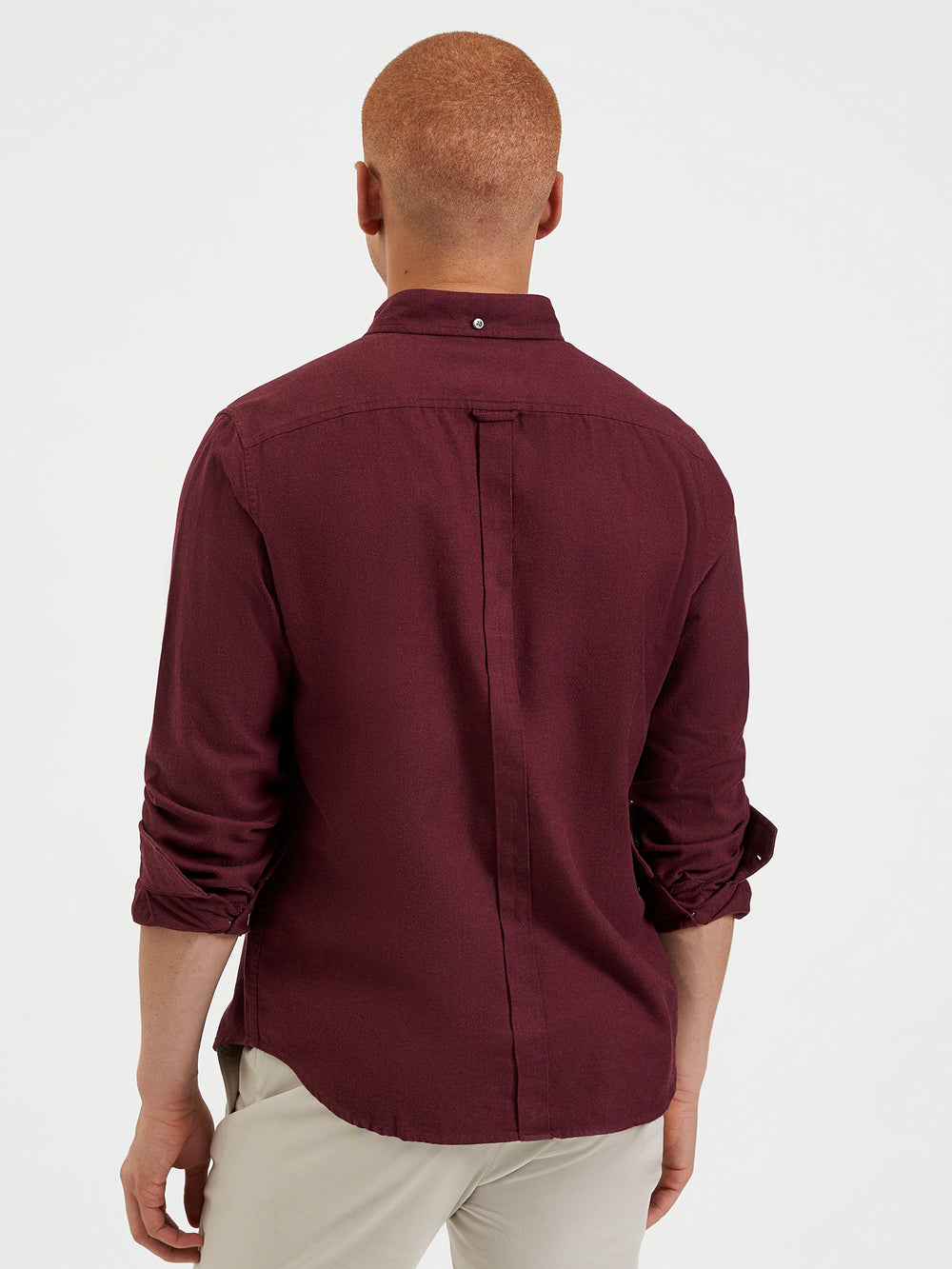 Camisas Ben Sherman Uniform Flannel Bordeaux Azul Marinho Bege | BUXD39710