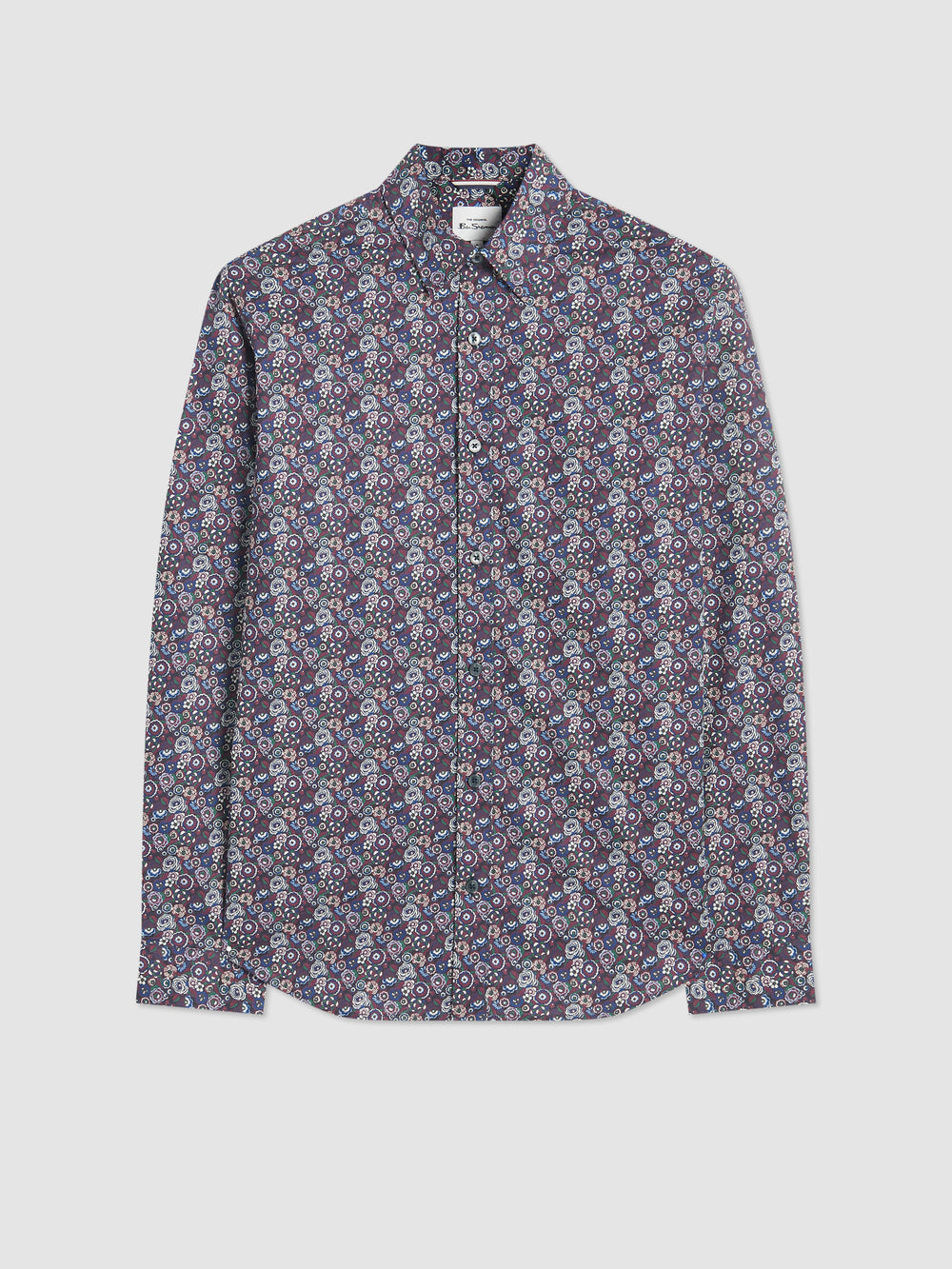 Camisas Ben Sherman Winter Floral Roxo | SVXN35280