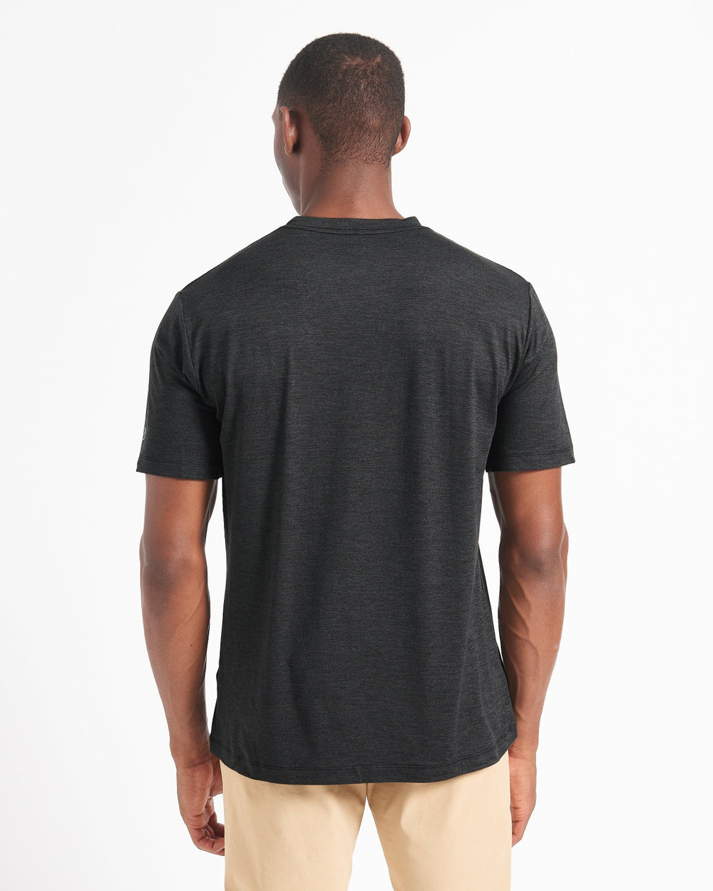 Camiseta Ben Sherman Performance Stretch Marl Pretas | BVCJ20378