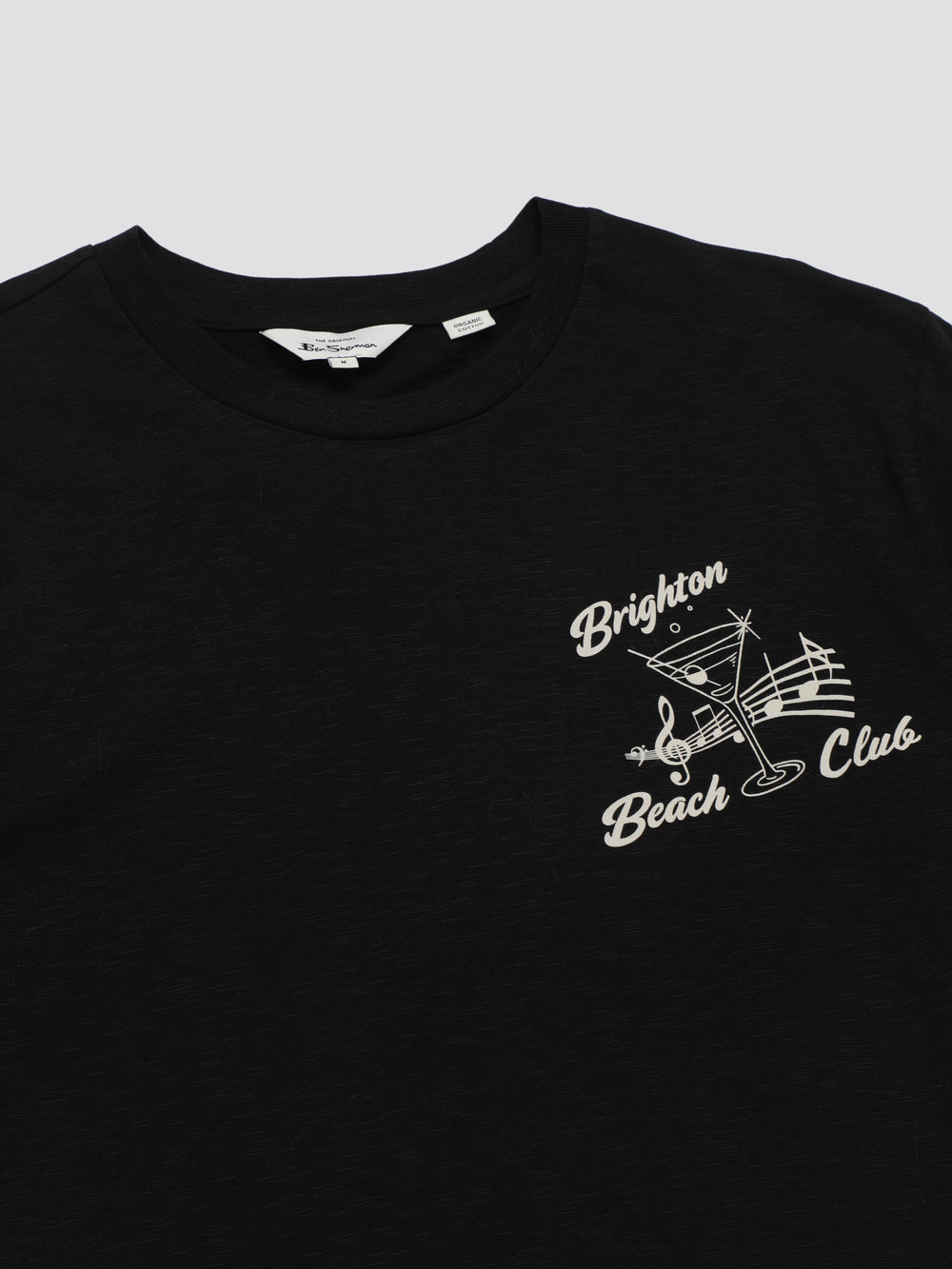 Camiseta Ben Sherman Signature Brighton Beach Club Pretas | TKUM85319