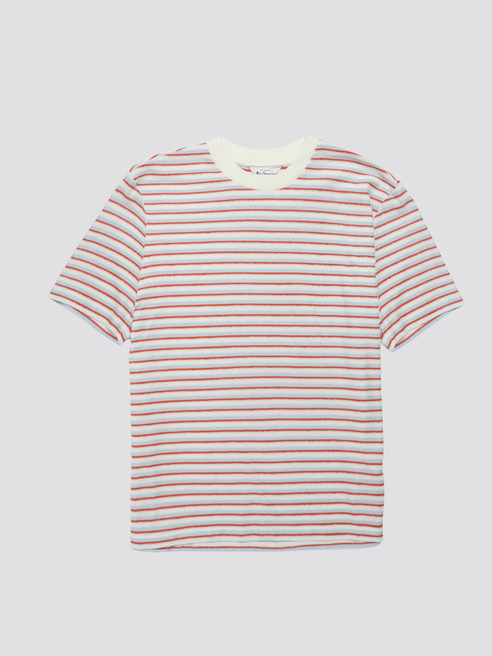 Camiseta Ben Sherman Signature Loopback Stripe Azuis | LTUY54280