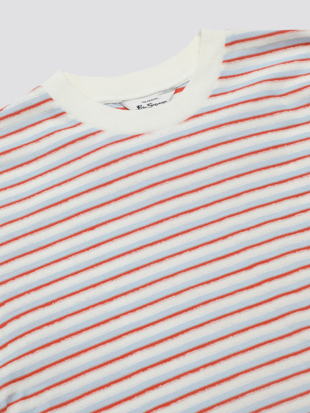 Camiseta Ben Sherman Signature Loopback Stripe Azuis | LTUY54280