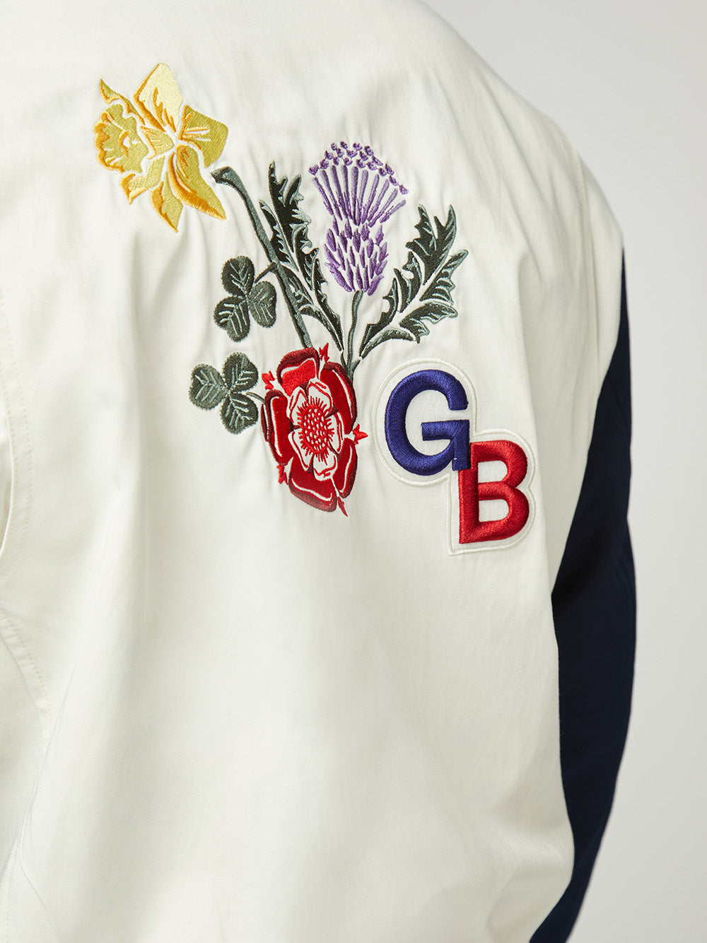 Casacos Ben Sherman Team GB Commercial Bomber Branco | OIUZ47520