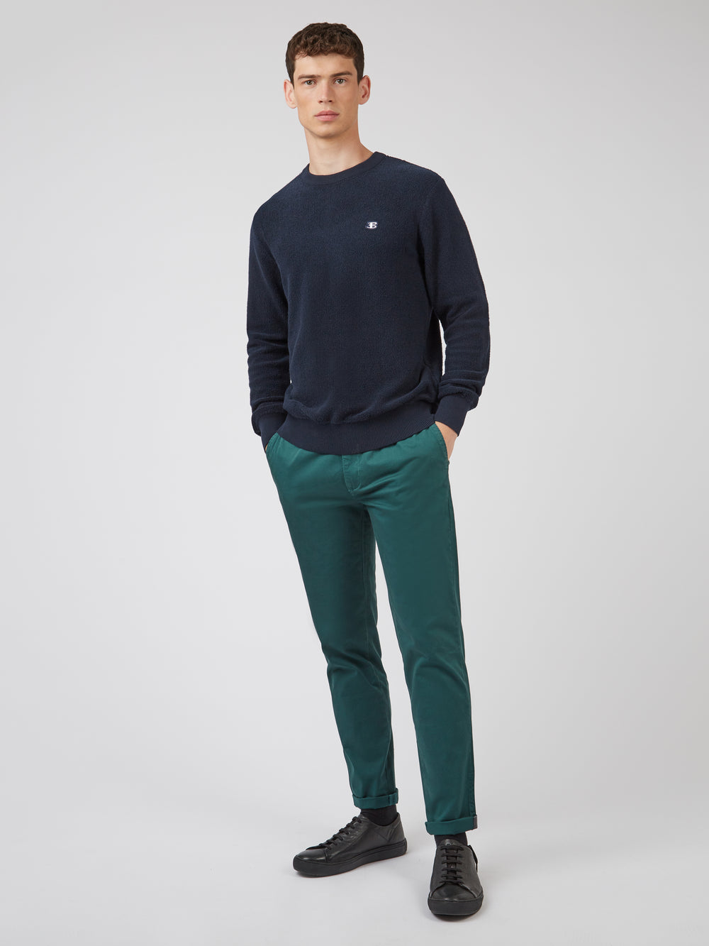 Knitwear Ben Sherman B by Ben Sherman Crewneck Azul Marinho | RNUS85632