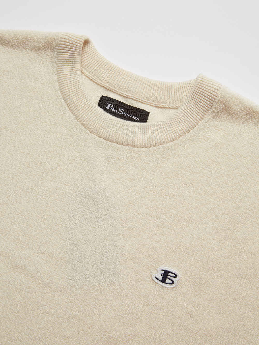 Knitwear Ben Sherman B by Ben Sherman Textured Branco | KJSG91486