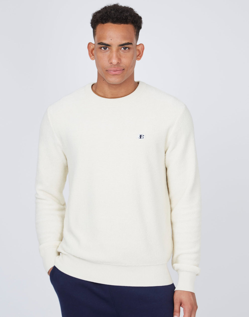 Knitwear Ben Sherman B by Ben Sherman Textured Branco | KJSG91486