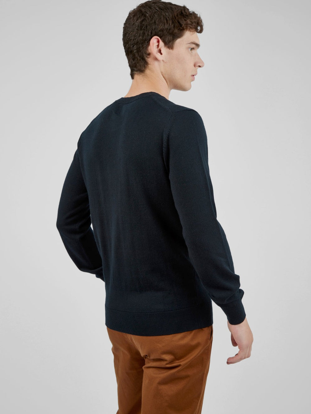 Knitwear Ben Sherman Signature Crewneck Pretas | TFJS02698