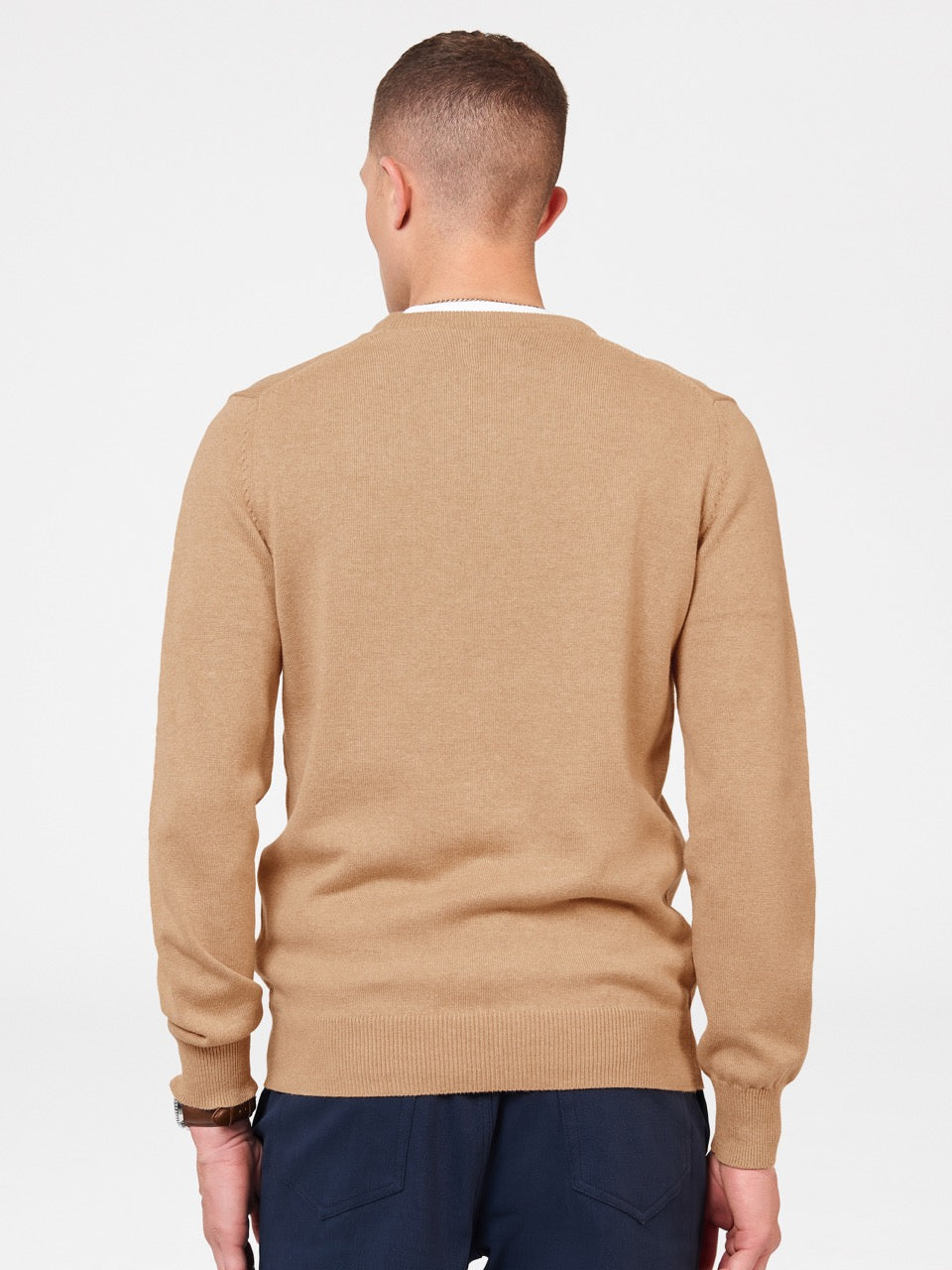 Knitwear Ben Sherman Signature Crewneck Cinzentas | JIKY47936