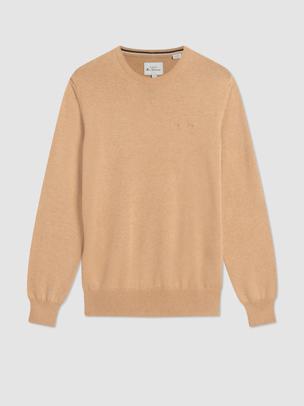 Knitwear Ben Sherman Signature Crewneck Cinzentas | JIKY47936