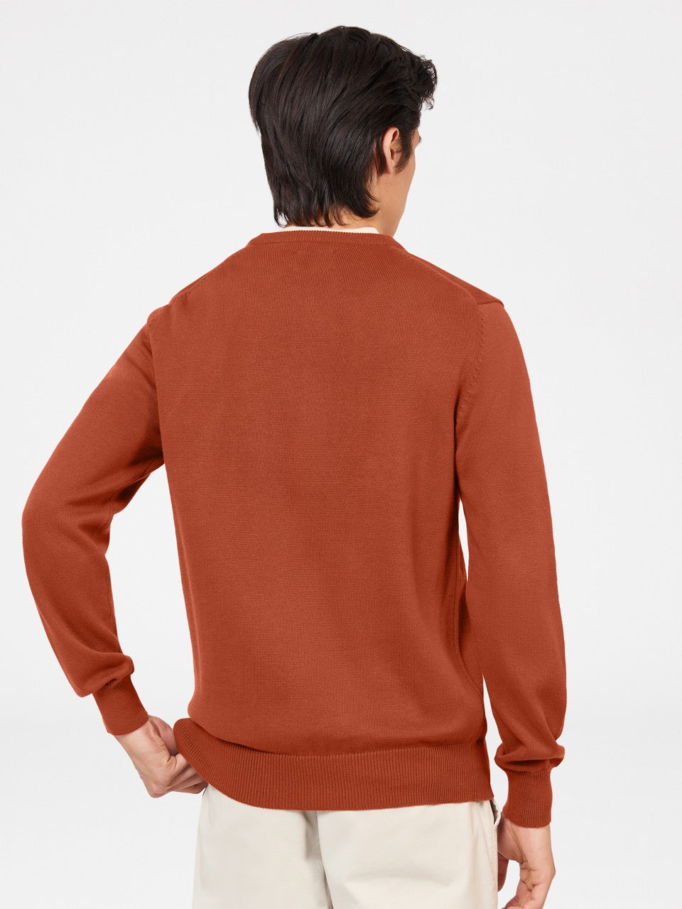 Knitwear Ben Sherman Signature Crewneck Laranja | KNCW69357