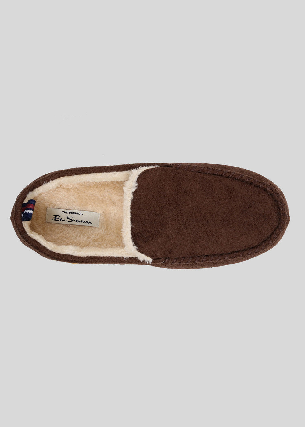 Slipper Ben Sherman Casa Cartegena Moccasin Marrom | WVBQ52041